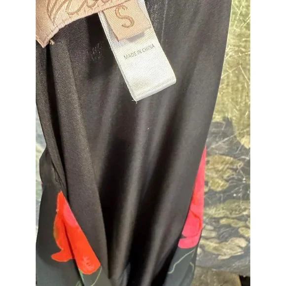 New Anthropologie x Hutch Valentina Floral Wrap Maxi Dress Size Small - Picture 7 of 7